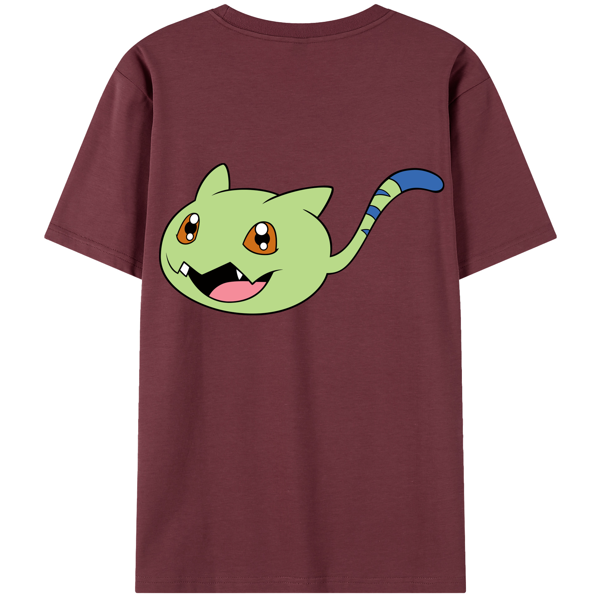 （画像用） Digimon デジタルモンスター/デジモン 綿100％半袖Tシャツ（背面プリント）